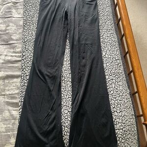 Women's Black Flared Pants – Comfortable Everyday Style